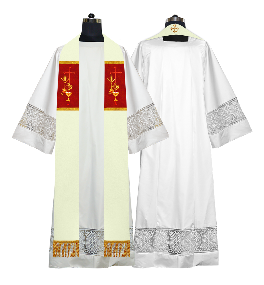 Solemn clergy overlay stole