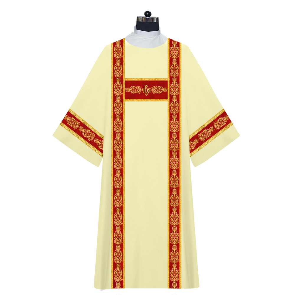 DEACON DALMATICS WITH ORNATE EMBROIDERY