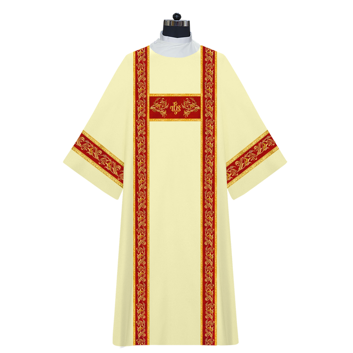 DALMATICS VESTMENT WITH ORNATE EMBROIDERY