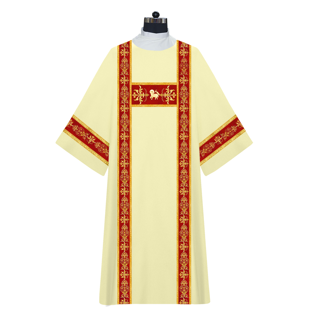 DALMATICS WITH ORNATE EMBROIDERY