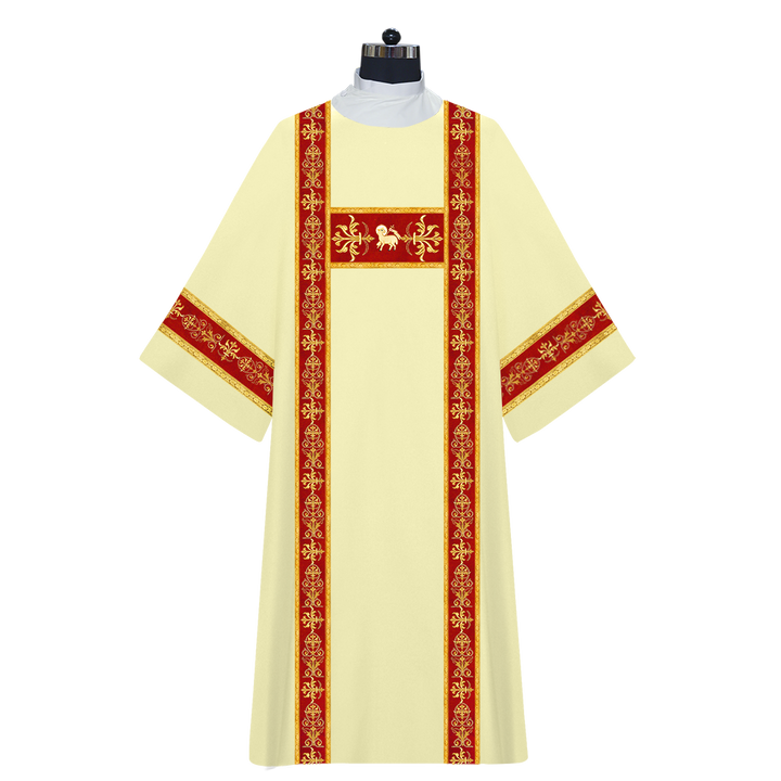 DALMATICS WITH ORNATE EMBROIDERY
