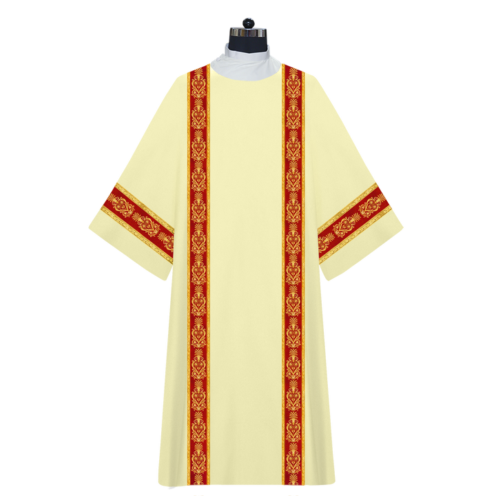 DEACON DALMATICS WITH ORNATE EMBROIDERY