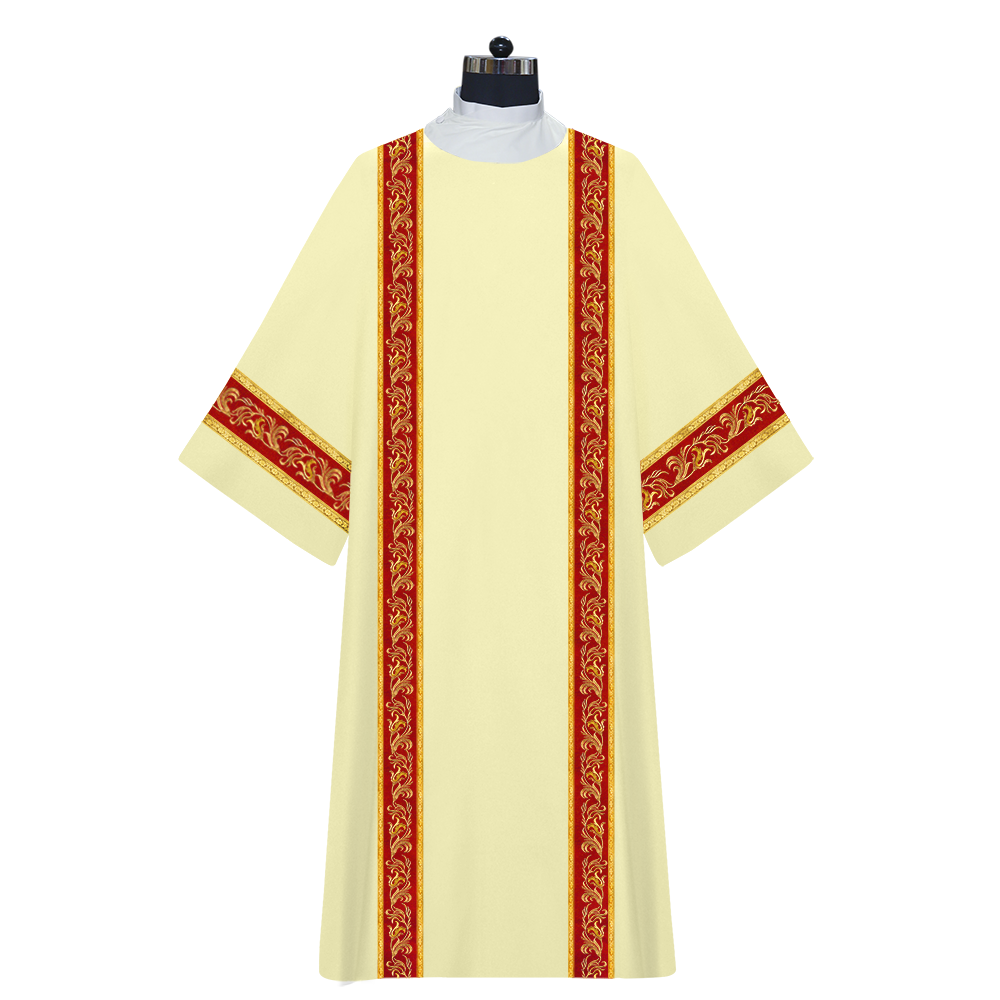 DALMATICS VESTMENT WITH ORNATE EMBROIDERY