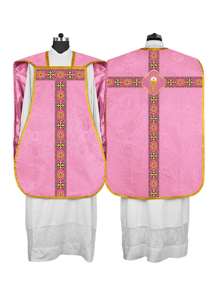 Roman Fiddleback with Woven Braided Trims