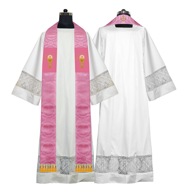 Embroidered Priest Stole with Motif