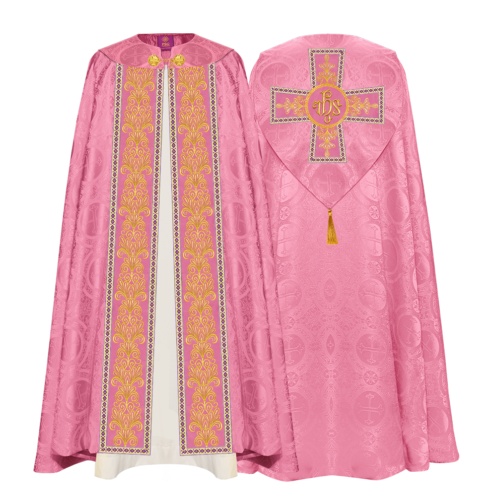 Gothic Cope vestments with Spiritual Motifs and Trims