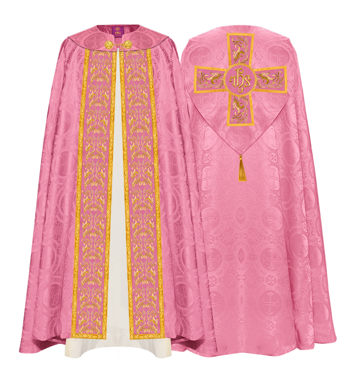 GOTHIC COPE EXECUTED WITH EMBROIDERED ORPHREY