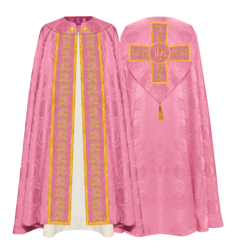 GOTHIC COPE VESTMENT WITH ORNATE EMBROIDERY