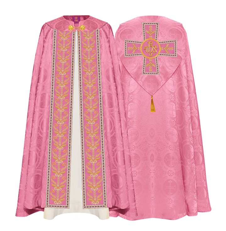 GOTHIC COPE VESTMENTS ADORNED WITH DETAILED BRAIDS