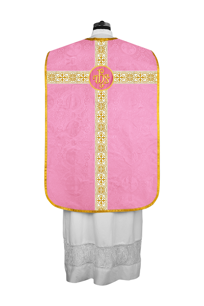 Fiddleback Vestment adorned with lace