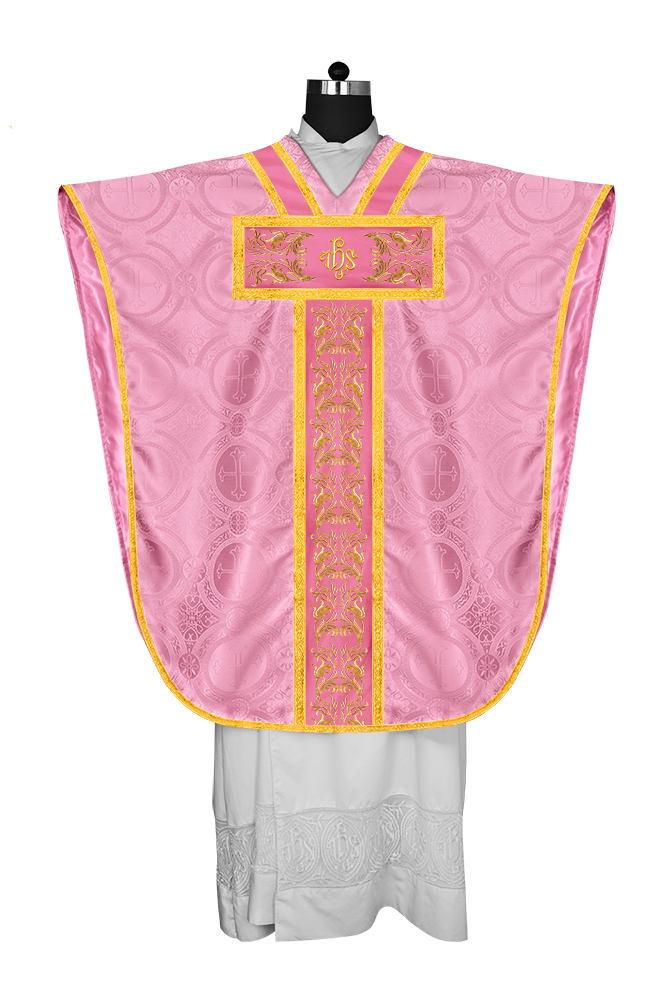 ST PHILIP NERI CHASUBLE WITH ADORNED LACE