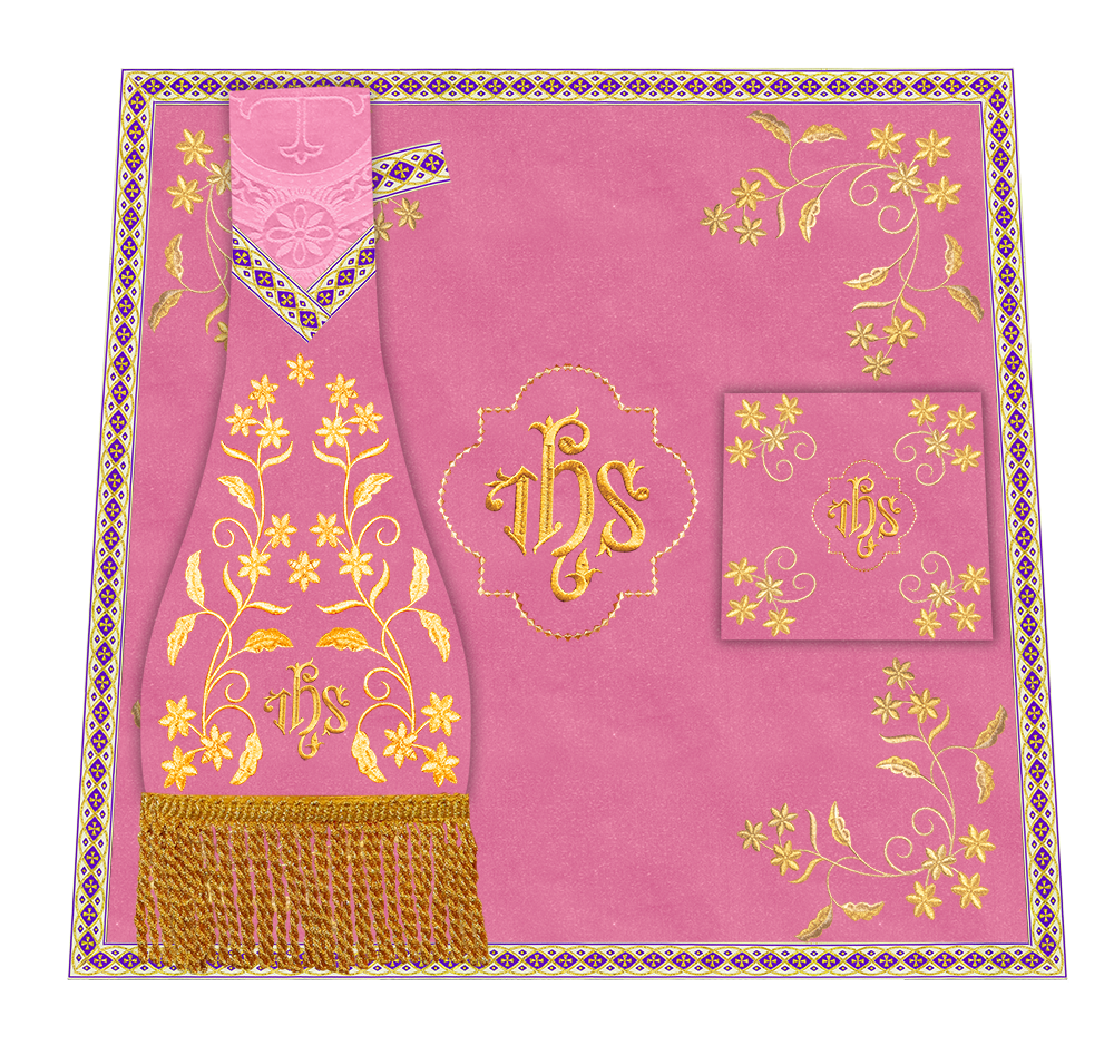 Floral Embroidery Spiritual Mass Set