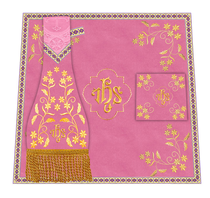 Floral Embroidery Spiritual Mass Set
