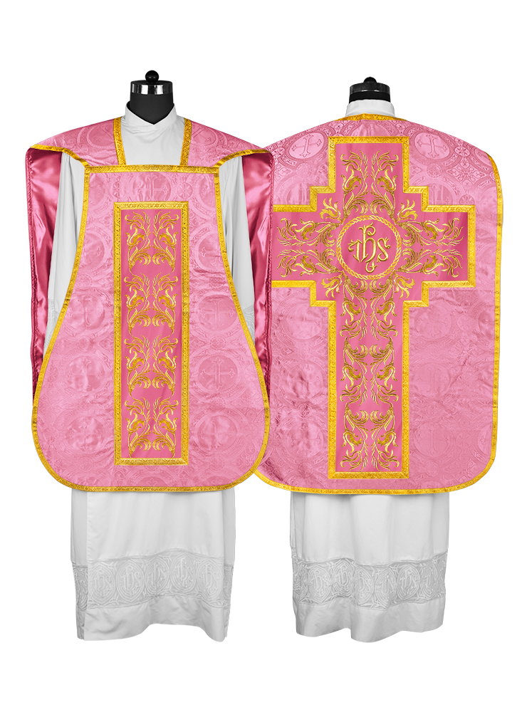 Roman embroidered chasuble vestment - Contemporary collection