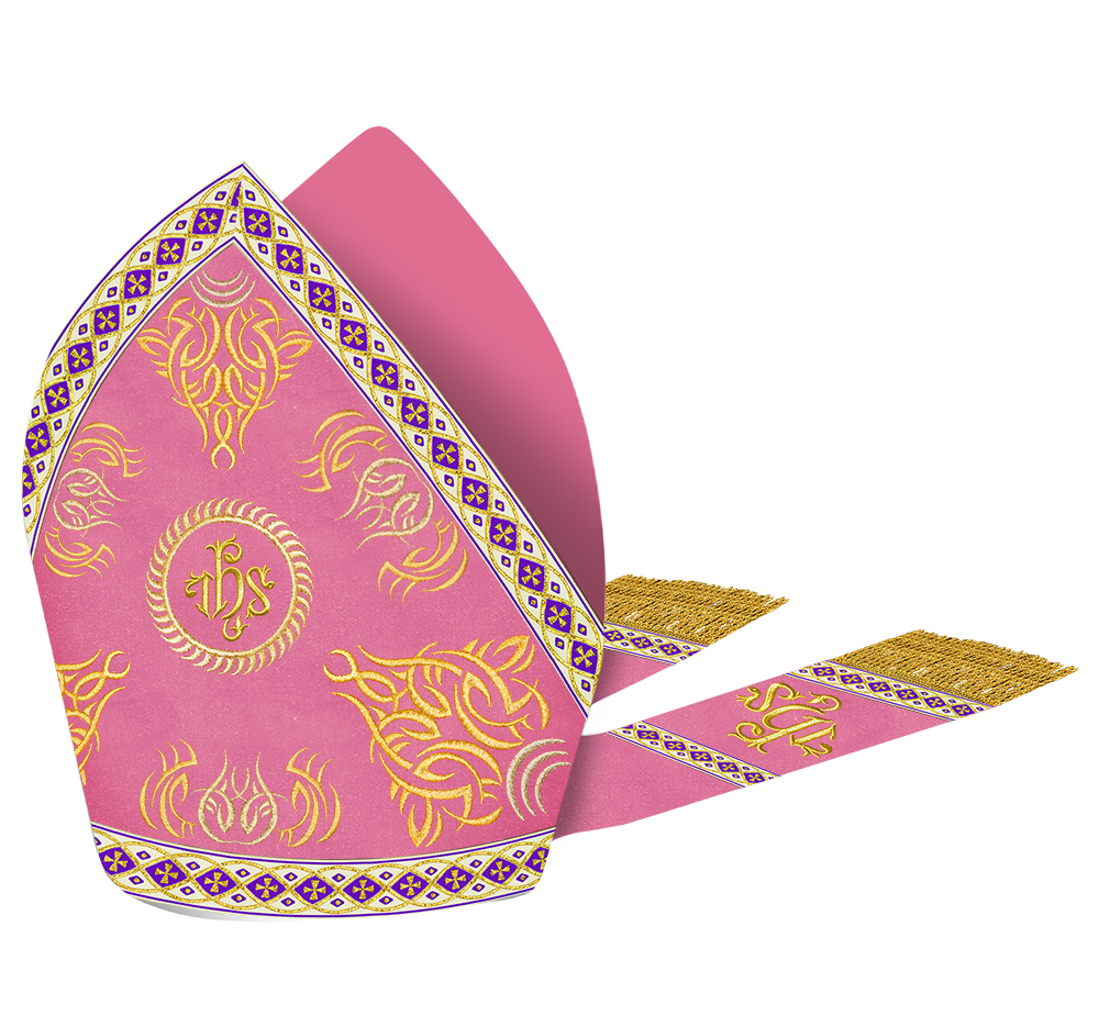 Mitre with Spiritual Motif and Trims