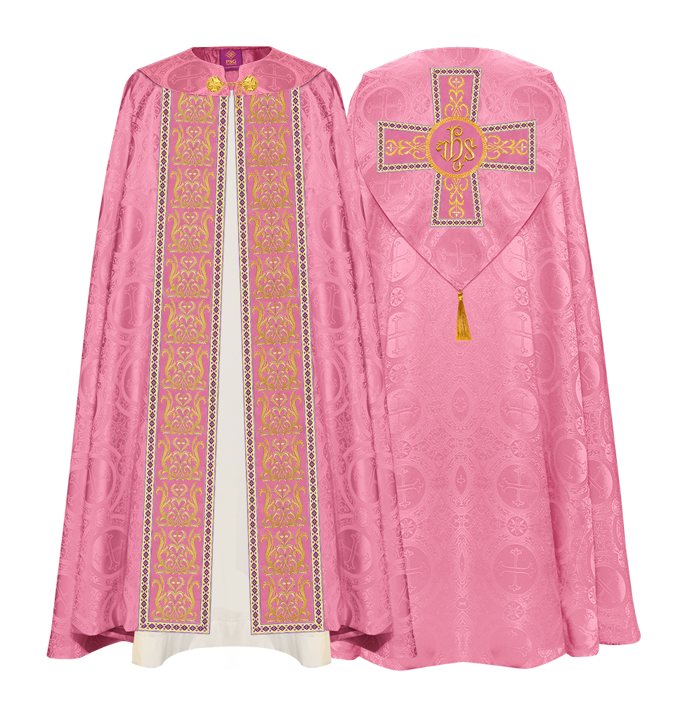 GOTHIC COPE VESTMENTS WITH ADORNED ORPHREY