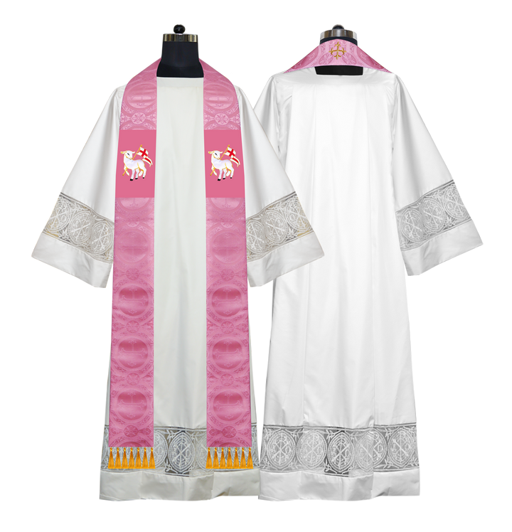 Embroidered Priest Stole with Motif