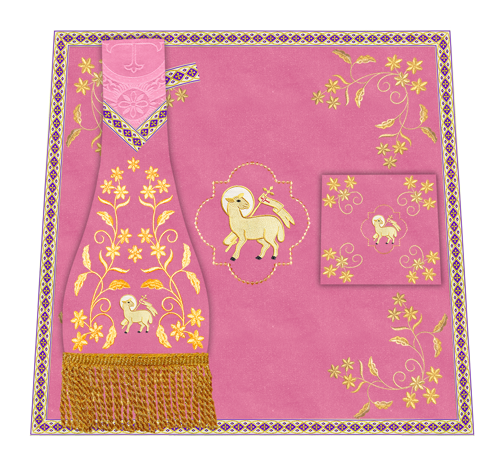 Floral Embroidery Spiritual Mass Set