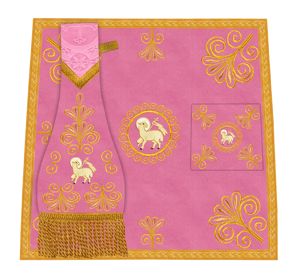 Elegant mass set with rich embroidery - Flourish collection