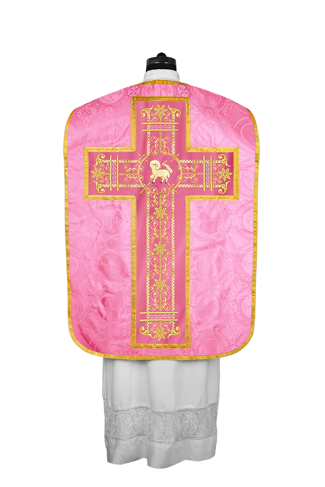 Roman embroidered chasuble vestment - Contemporary collection