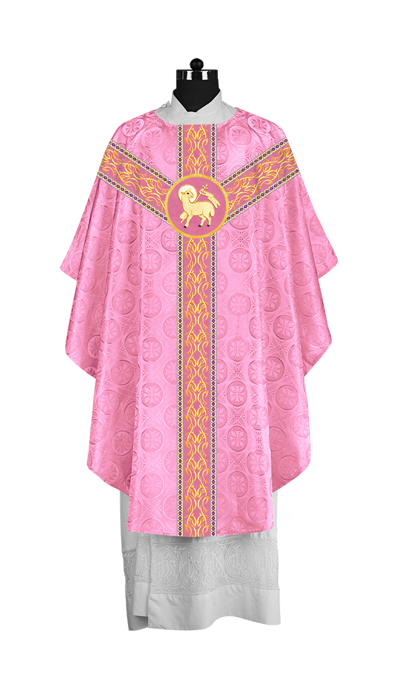 Gothic Chasuble with Y-type Embroidered Orphrey
