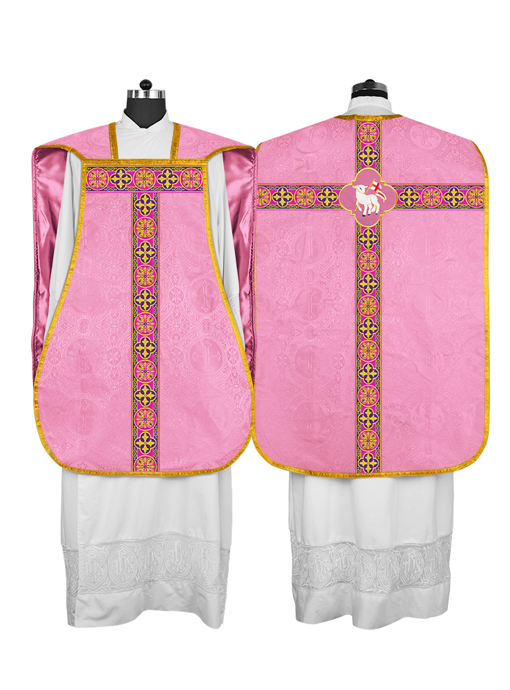 Roman Fiddleback with Woven Braided Trims