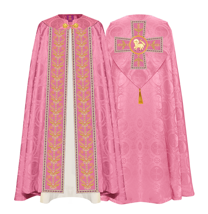 GOTHIC COPE VESTMENTS ADORNED WITH DETAILED BRAIDS