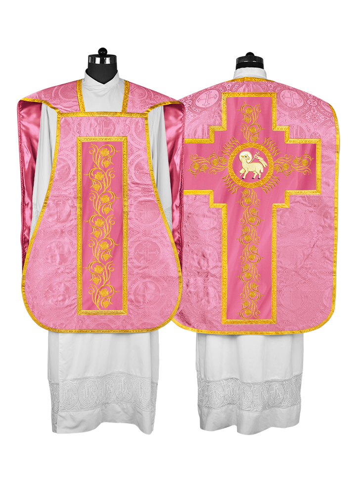 Catholic fiddleback chasuble vestment - Grapes collection