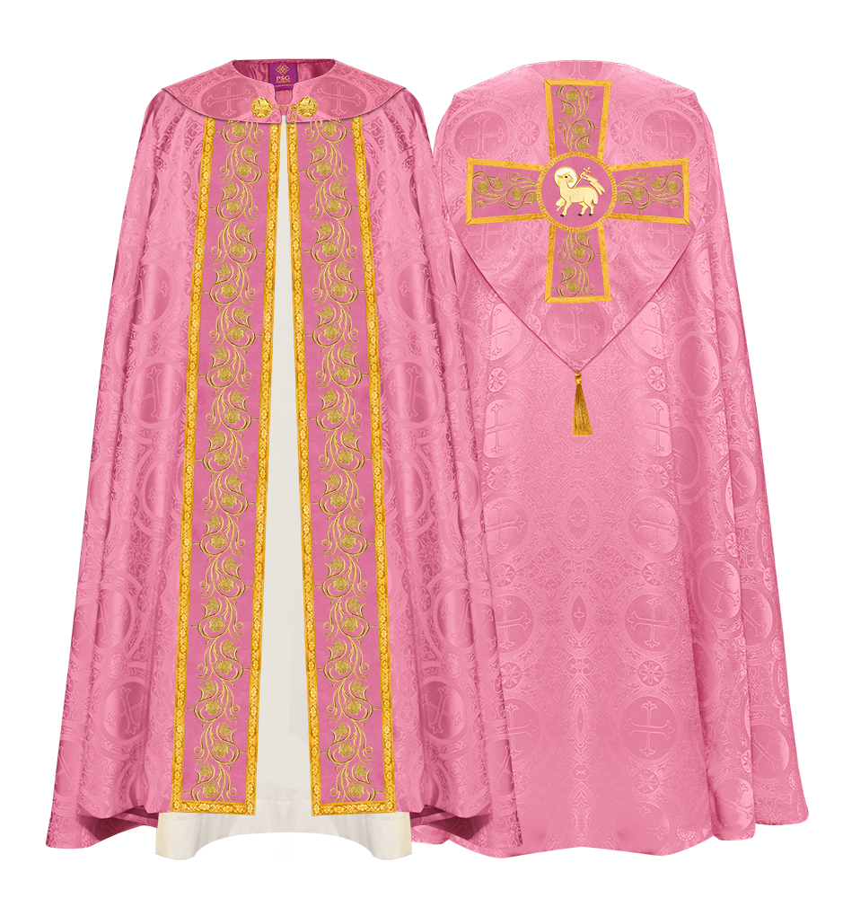 GOTHIC COPE VESTMENT WITH ORNATE EMBROIDERY