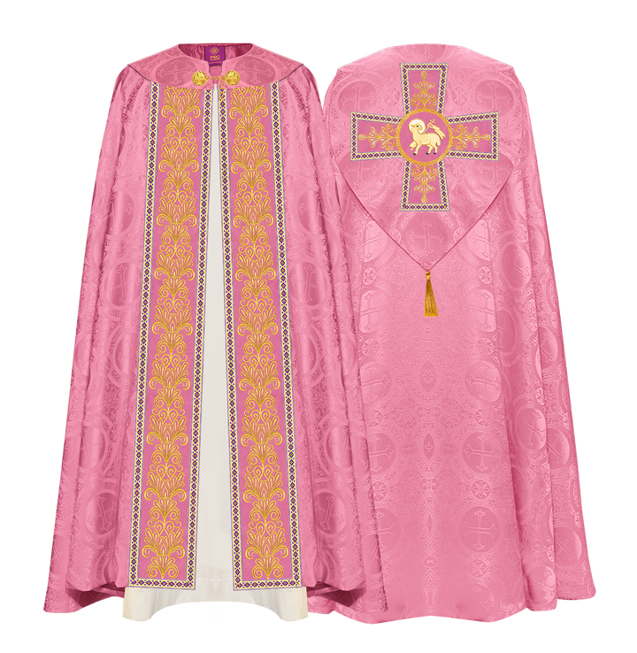 Gothic Cope vestments with Spiritual Motifs and Trims