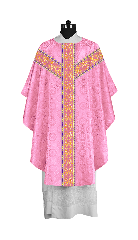 Gothic Chasuble with Y-type Embroidered Orphrey