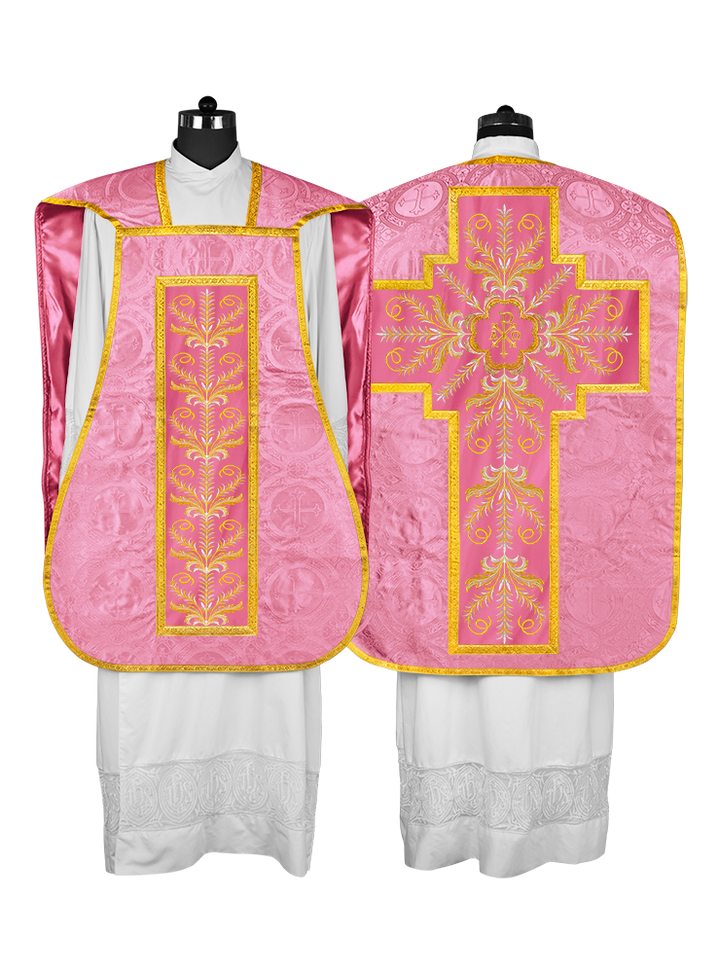 Chasuble Roman Fiddleback Vestment - Sanctus Collection