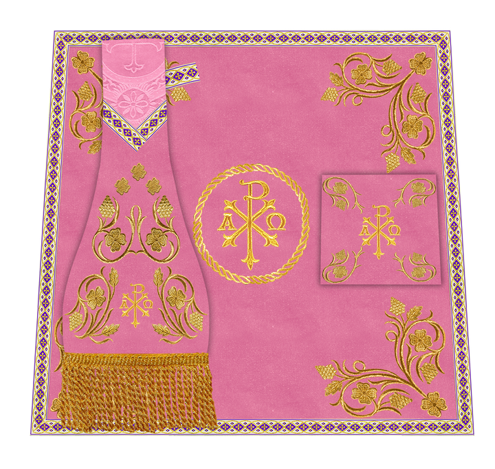 Grapes Embroidery Mass set with Motif