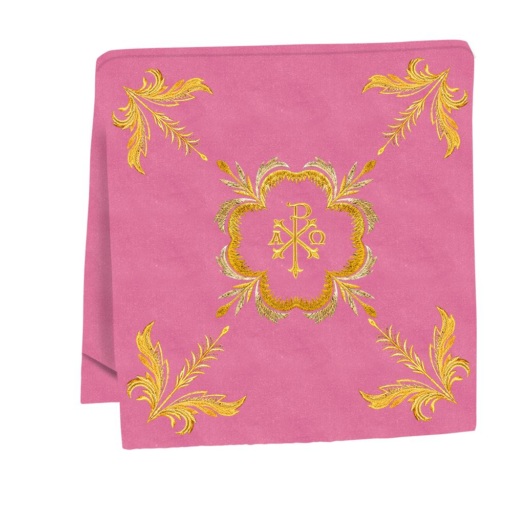 Mass Set Vestment with Embroidery Trims