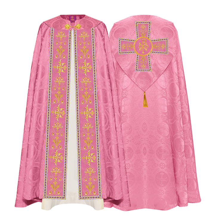 GOTHIC COPE VESTMENTS WITH COLOUR TRIMS
