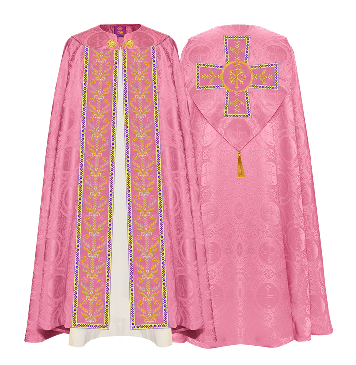GOTHIC COPE VESTMENTS ADORNED WITH DETAILED BRAIDS