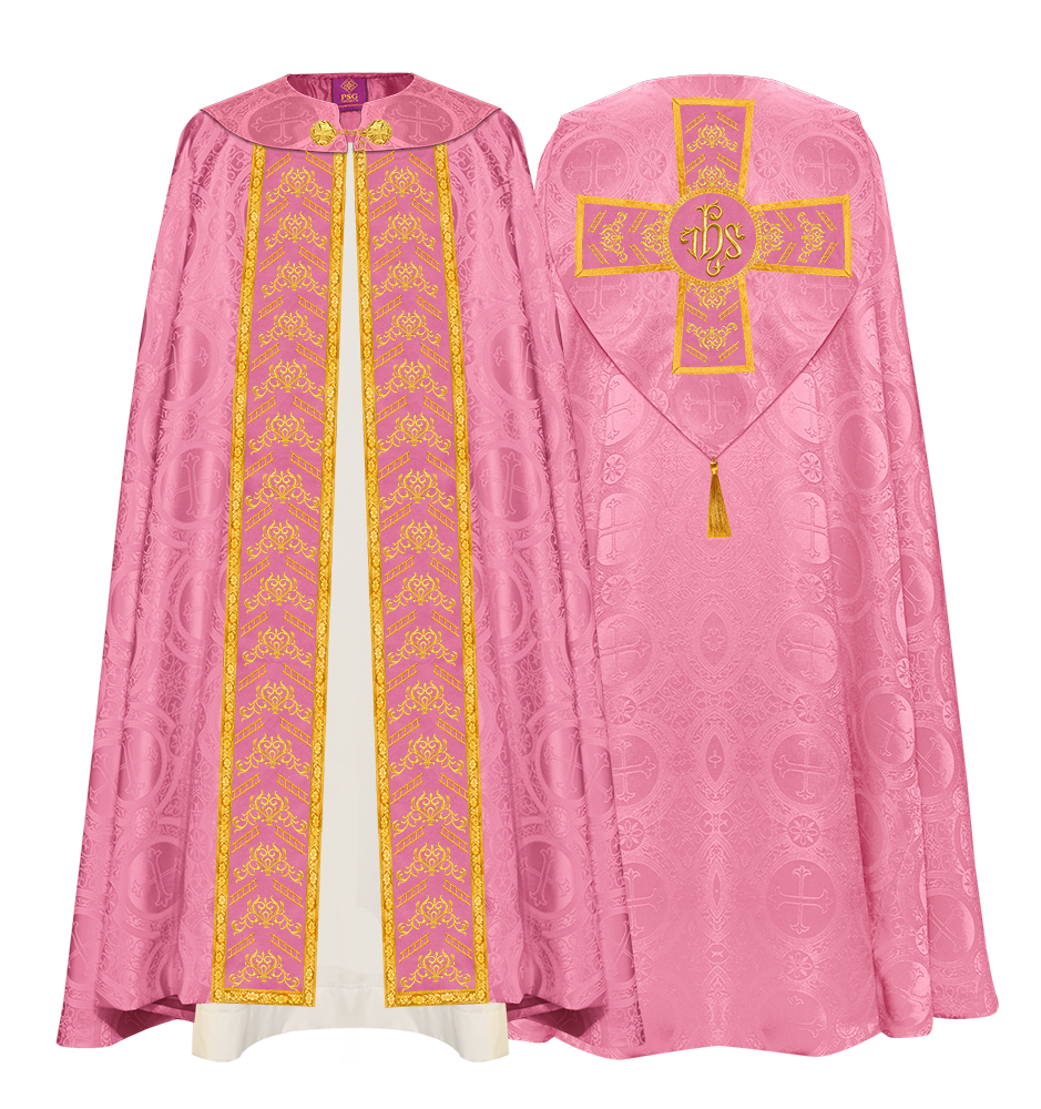 GOTHIC COPE WITH EMBROIDERED ORPHREY