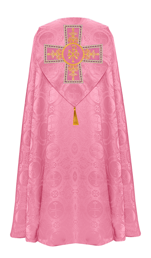 Gothic Cope vestments with Spiritual Motifs and Trims