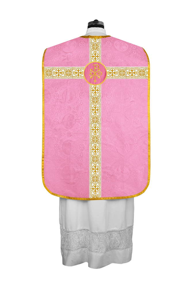 Fiddleback Vestment adorned with lace