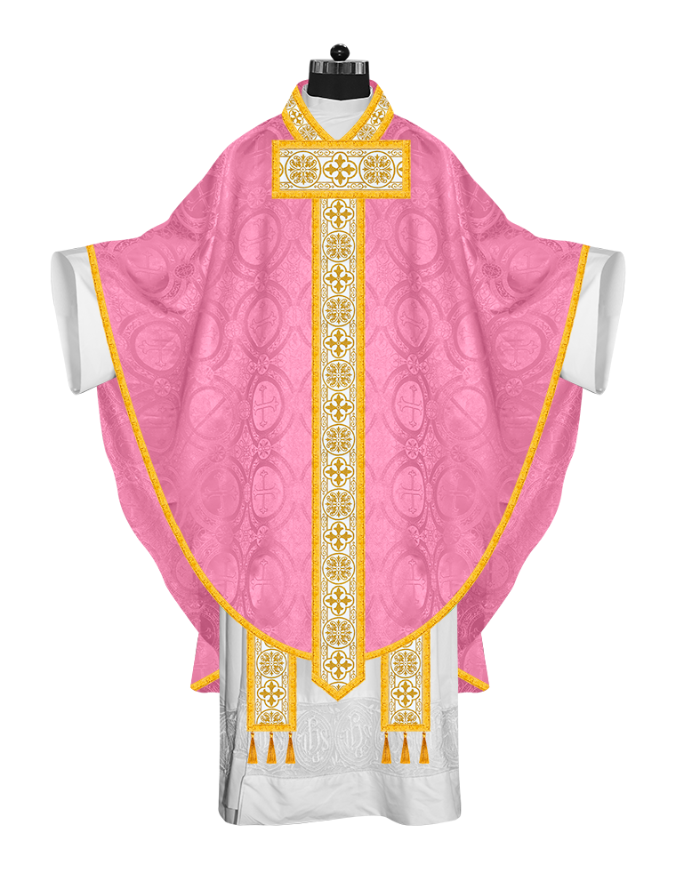 Gothic Chasuble with Elegant Braided orphrey