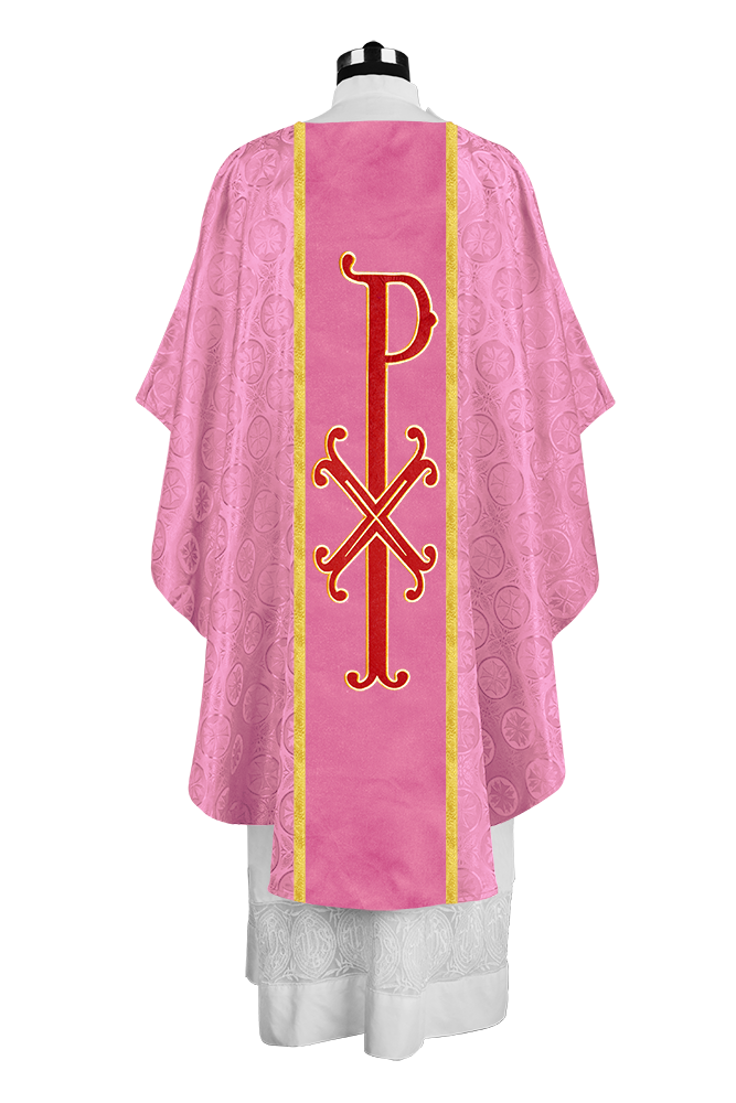 Gothic Chasuble with Ornate PAX Design