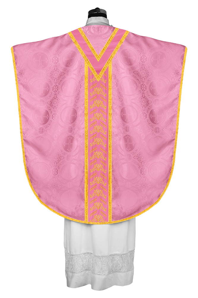 BORROMEAN CHASUBLE WITH ADORNED TRIMS
