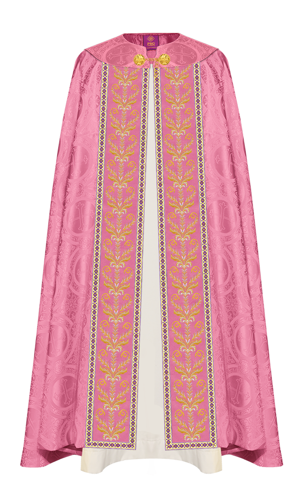 GOTHIC COPE VESTMENTS ADORNED WITH DETAILED BRAIDS