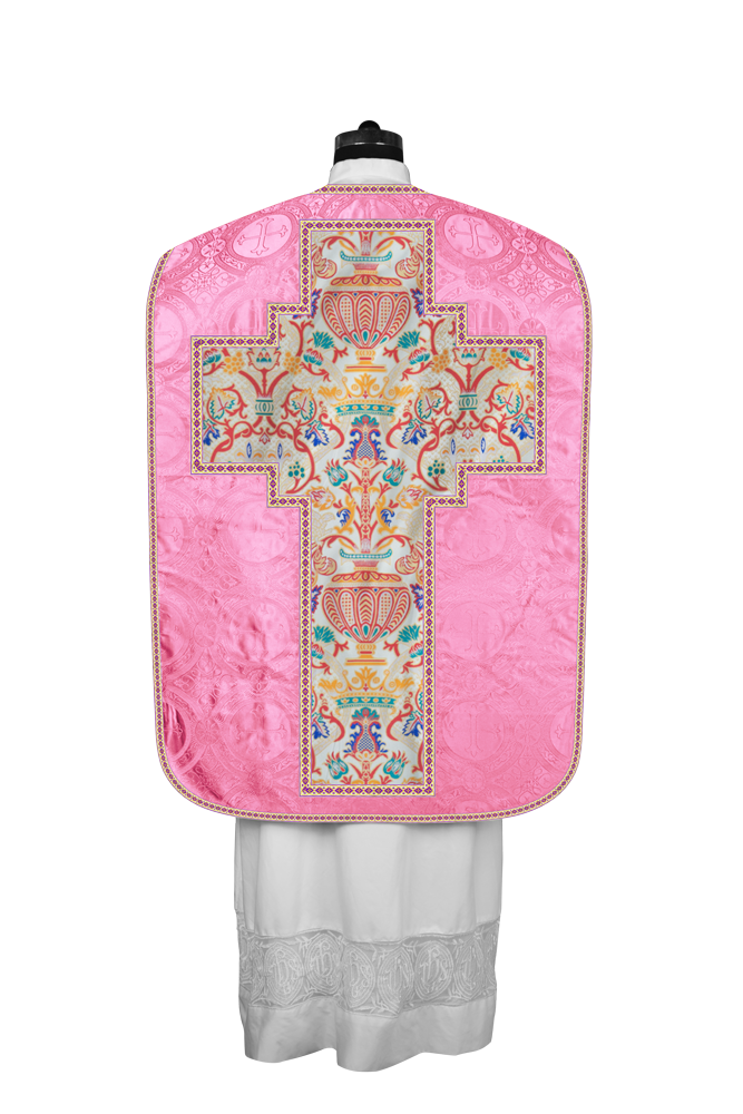 Coronation Tapestry Roman Chasuble with Braided Trims