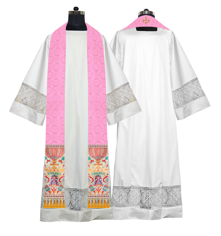 Handmade Liturgical Stole in Coronation Tapestry
