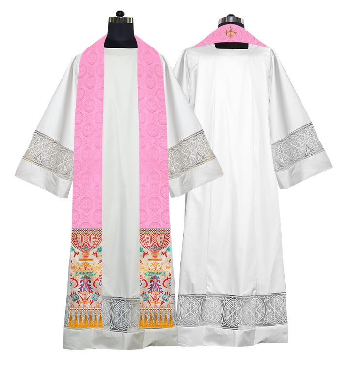 Handmade Liturgical Stole in Coronation Tapestry