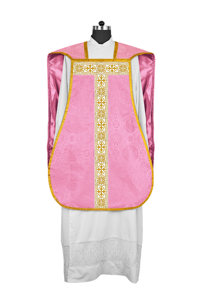 Fiddleback Vestment adorned with lace