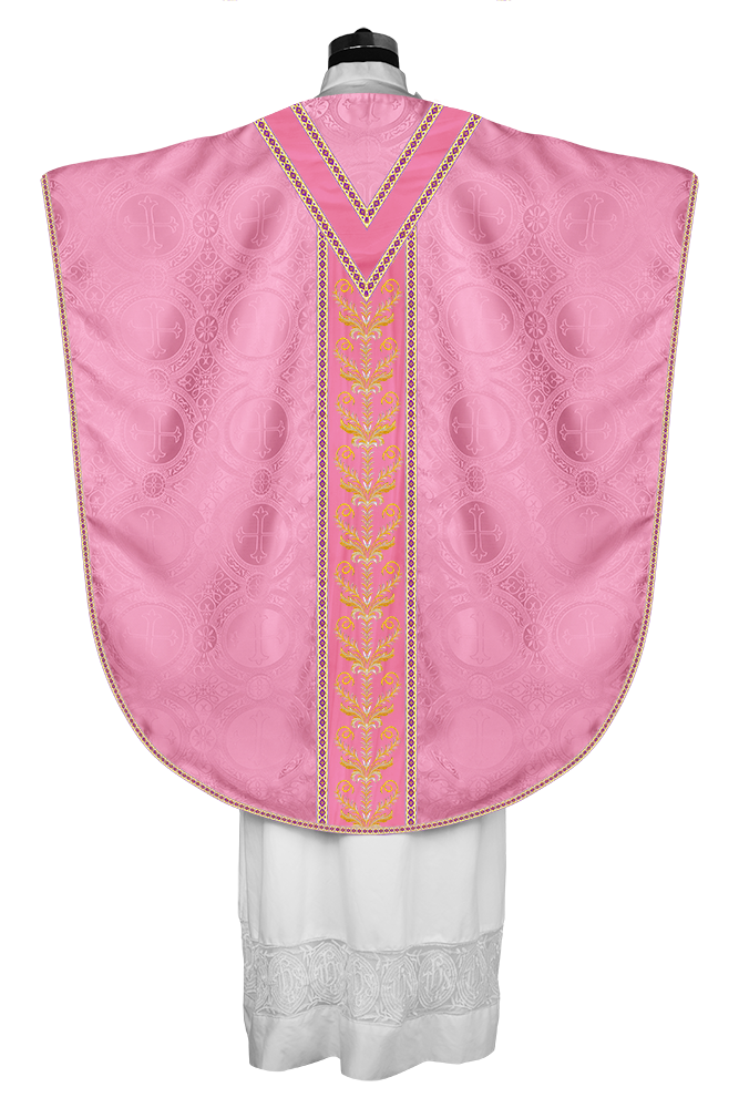 BORROMEAN CHASUBLE VESTMENT WITH LITURGICAL TRIMS