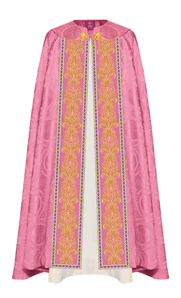Gothic Cope vestments with Spiritual Motifs and Trims