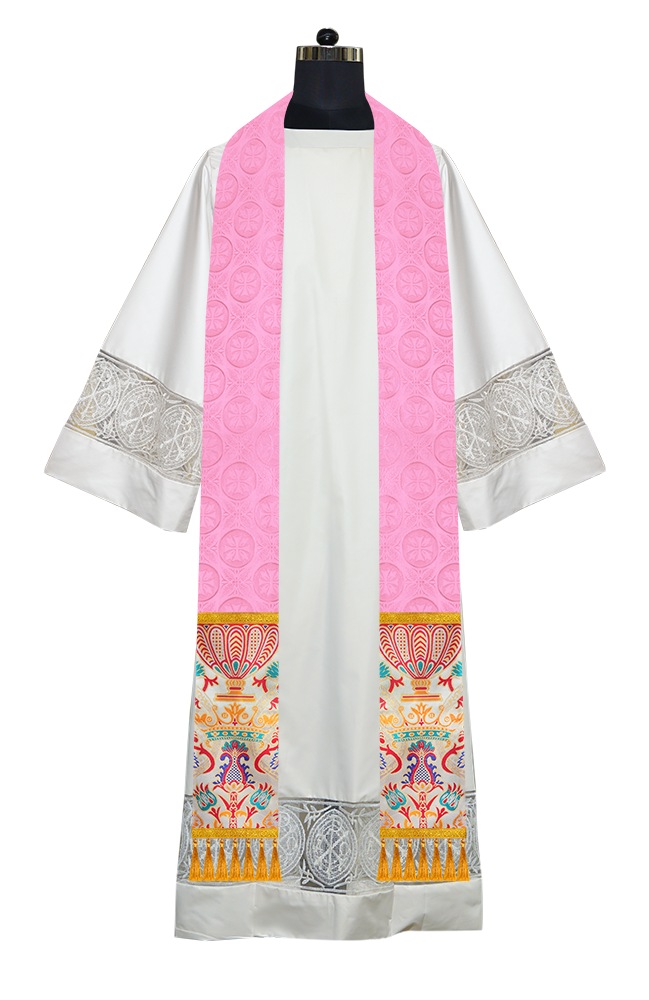 Handmade Liturgical Stole in Coronation Tapestry